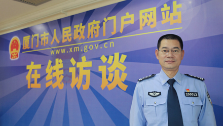 厦门市禁毒委员会副主任,市公安局副局长林传灿